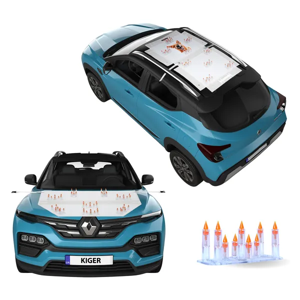 RENAULT_KIGER_Orange_Car_Protection_Spikes_|_Smart,_Safe_&_Humane_way_to_Deter_Animals_|_Roof_&_Bonnet_Protection_from_Dogs_&_Monkeys_|_Magnetic_Holding_&_Box_Closure_|_Anti-Theft_&_Scratch_Protection_|_Foldable_In-Built_Plastic_Box