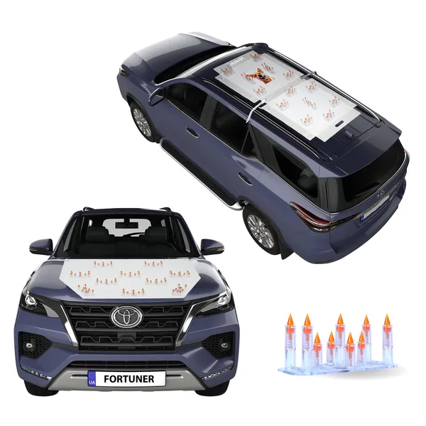 TOYOTA_FORTUNER_Orange_Car_Protection_Spikes_|_Smart,_Safe_&_Humane_way_to_Deter_Animals_|_Roof_&_Bonnet_Protection_from_Dogs_&_Monkeys_|_Magnetic_Holding_&_Box_Closure_|_Anti-Theft_&_Scratch_Protection_|_Foldable_In-Built_Plastic_Box