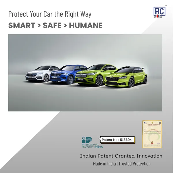 HONDA_CIVIC_Red_Car_Protection_Spikes_|_Smart,_Safe_&_Humane_way_to_Deter_Animals_|_Roof_&_Bonnet_Protection_from_Dogs_&_Monkeys_|_Magnetic_Holding_&_Box_Closure_|_Anti-Theft_&_Scratch_Protection_|_Foldable_In-Built_Plastic_Box