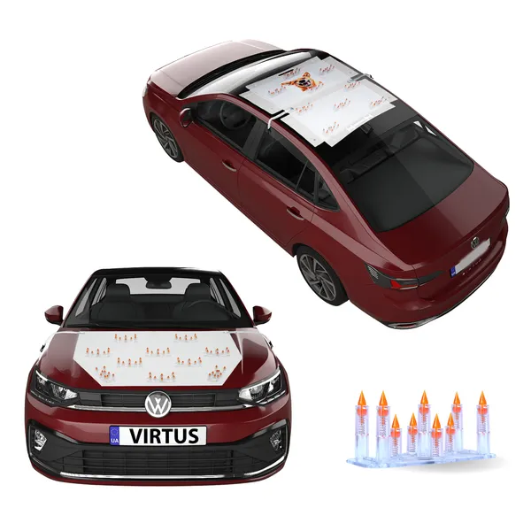 VW_VIRTUS_Orange_Car_Protection_Spikes_|_Smart,_Safe_&_Humane_way_to_Deter_Animals_|_Roof_&_Bonnet_Protection_from_Dogs_&_Monkeys_|_Magnetic_Holding_&_Box_Closure_|_Anti-Theft_&_Scratch_Protection_|_Foldable_In-Built_Plastic_Box