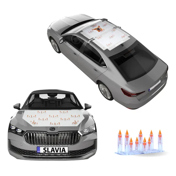 SKODA_SLAVIA_Orange_Car_Protection_Spikes_|_Smart,_Safe_&_Humane_way_to_Deter_Animals_|_Roof_&_Bonnet_Protection_from_Dogs_&_Monkeys_|_Magnetic_Holding_&_Box_Closure_|_Anti-Theft_&_Scratch_Protection_|_Foldable_In-Built_Plastic_Box