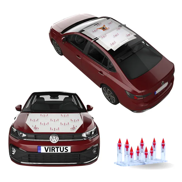VW_VIRTUS_Red_Car_Protection_Spikes_|_Smart,_Safe_&_Humane_way_to_Deter_Animals_|_Roof_&_Bonnet_Protection_from_Dogs_&_Monkeys_|_Magnetic_Holding_&_Box_Closure_|_Anti-Theft_&_Scratch_Protection_|_Foldable_In-Built_Plastic_Box