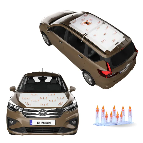 TOYOTA_RUMION_Orange_Car_Protection_Spikes_|_Smart,_Safe_&_Humane_way_to_Deter_Animals_|_Roof_&_Bonnet_Protection_from_Dogs_&_Monkeys_|_Magnetic_Holding_&_Box_Closure_|_Anti-Theft_&_Scratch_Protection_|_Foldable_In-Built_Plastic_Box