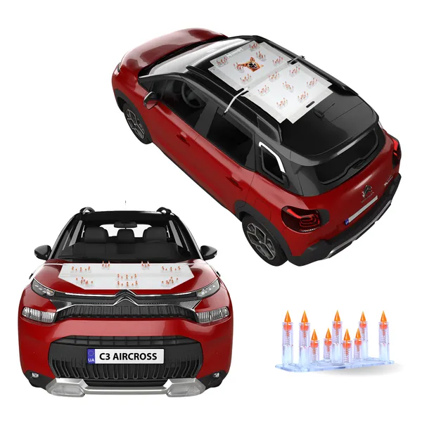 CITROEN_C3_AIRCROSS_Orange_Car_Protection_Spikes_|_Smart,_Safe_&_Humane_way_to_Deter_Animals_|_Roof_&_Bonnet_Protection_from_Dogs_&_Monkeys_|_Magnetic_Holding_&_Box_Closure_|_Anti-Theft_&_Scratch_Protection_|_Foldable_In-Built_Plastic_Box