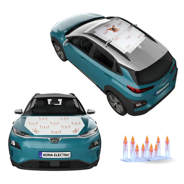 HYUNDAI_KONA_ELECTRIC_Orange_Car_Protection_Spikes_|_Smart,_Safe_&_Humane_way_to_Deter_Animals_|_Roof_&_Bonnet_Protection_from_Dogs_&_Monkeys_|_Magnetic_Holding_&_Box_Closure_|_Anti-Theft_&_Scratch_Protection_|_Foldable_In-Built_Plastic_Box
