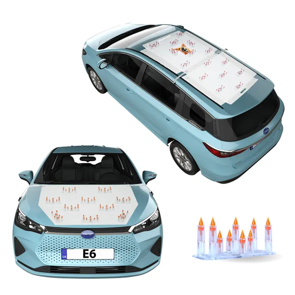 BYD_ALLNEW_E6_Orange_Car_Protection_Spikes_|_Smart,_Safe_&_Humane_way_to_Deter_Animals_|_Roof_&_Bonnet_Protection_from_Dogs_&_Monkeys_|_Magnetic_Holding_&_Box_Closure_|_Anti-Theft_&_Scratch_Protection_|_Foldable_In-Built_Plastic_Box