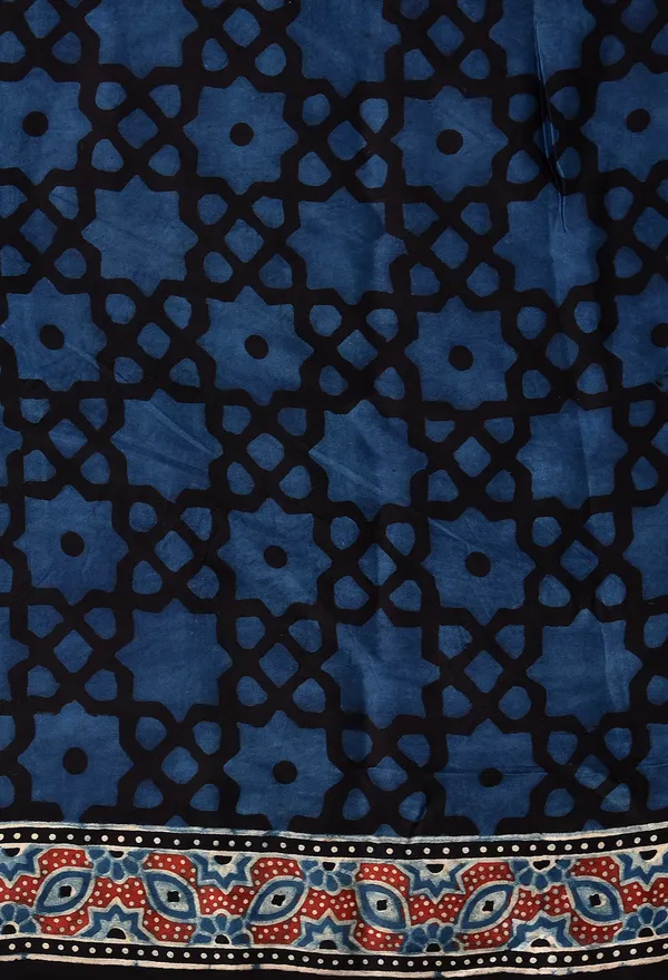 Blue_Ajrakh_Handblock_Modal_Silk_Saree_with_Matching_Blouse_Piece_for_Women