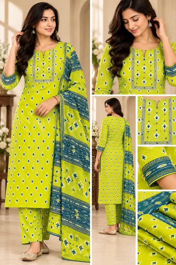 Unstitched_Yellow_Printed_Women’s_Ethnic_Wear_Salwar_Suit_Set_with_Dupatta