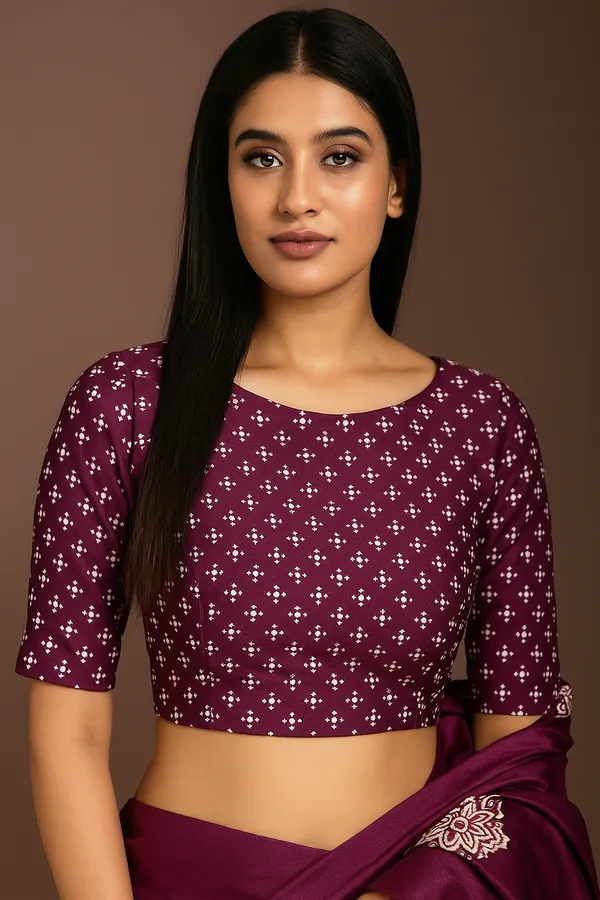 Purple_Silk_Saree_For_Women_With_Matching_Blouse_Piece
