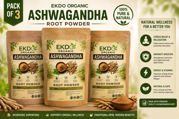 EKDO_Organic_Ashwagandha_Root_Powder_|_100%_Pure_&_Natural_Ayurvedic_Herbal_Powder_|_Energy,_Stamina_&_Relaxation_Support_|_Pack_of_3_X_100G