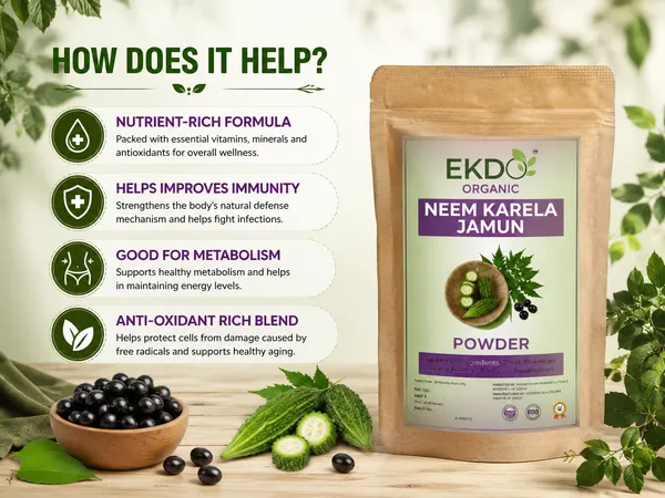 EKDO_Organic_Neem_Karela_Jamun_Powder_|_Pure_&_Natural_Herbal_Powder_|_Neem,_Karela_&_Jamun_Blend_|_Daily_Wellness_Support_|_Pack_of_2X100G