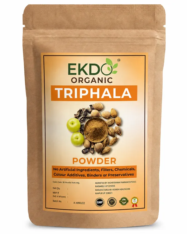 EKDO_Organic_Triphala_Powder_|_100%_Natural_Ayurvedic_Herbal_Blend_|_Traditional_Triphala_Churna_for_Daily_Wellness_(PACK_OF_1X100G)