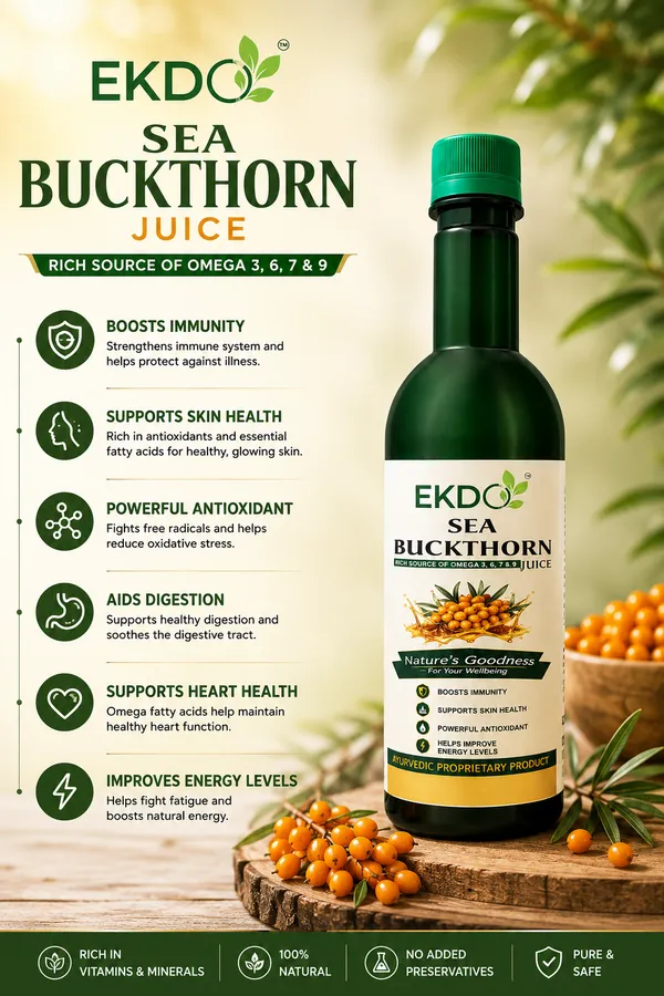 EKDO_Sea_Buckthorn_Juice_500ml_(Pack_of_4)_|_Rich_in_Omega_3,_6,_7_&_9_|_100%_Natural_|_Powerful_Antioxidant_|_No_Added_Sugar,_Colour_&_Preservatives
