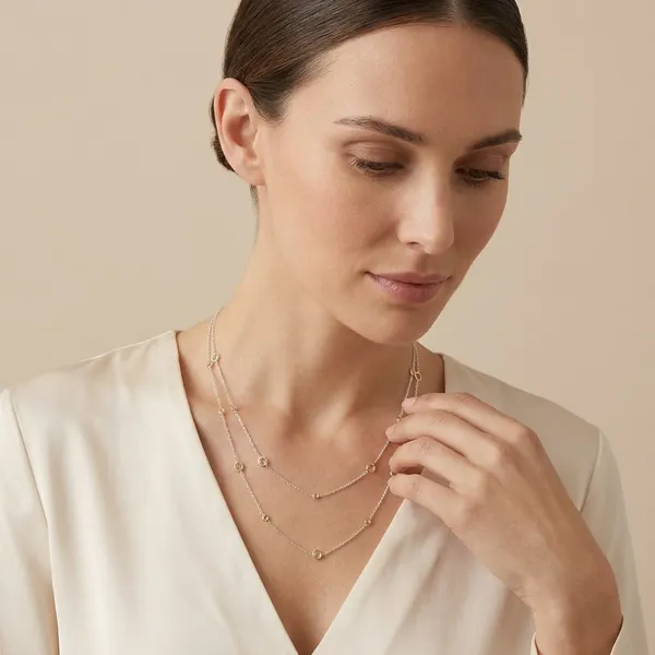 925_Silver_Jewellery_Yellow_Citrine_Delicate_Long_Chain_Necklace_Set_For_Women