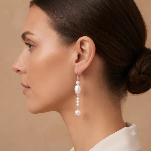 925_Silver_JewelleryPearl_Dangling_Earings