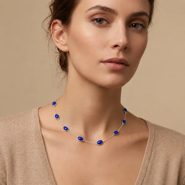 925_SILVER_JEWELLERY_LAPIS_NECKCHAIN