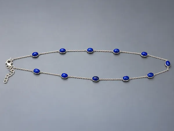 925_SILVER_JEWELLERY_LAPIS_NECKCHAIN