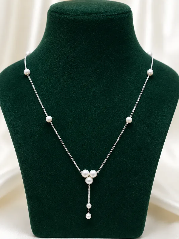 925_Silver_Natural_Pearl_Necklac