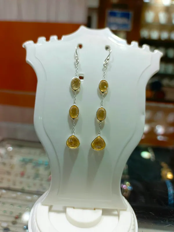 925__SILVER_JEWELLERY_CITIRN_DANGLING_EARRINGS_