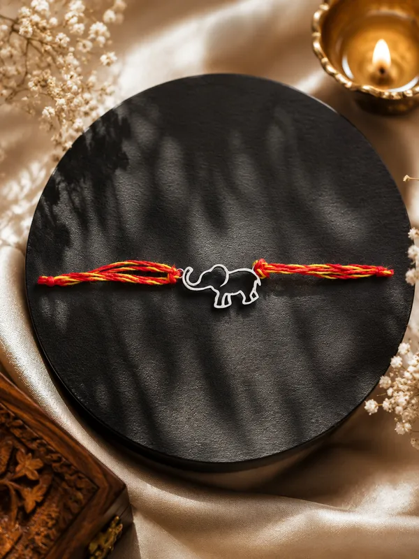 925_silver_Rakhi_Elephant