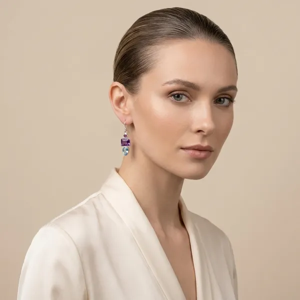 925_Silver_Jewellery_Amethyst_Blue_topaz_earings