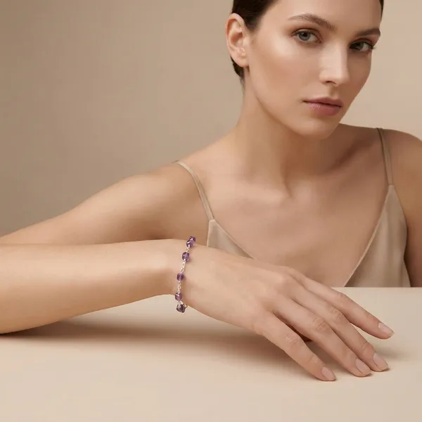 925_Silver_Jewellery_Amethyst_Bracelet