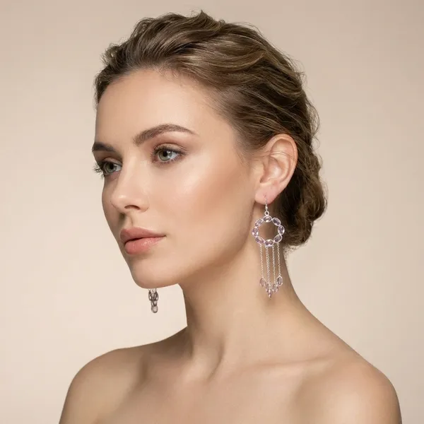 925_Silver_Jewellery_Amethyst_Dangling_Earings