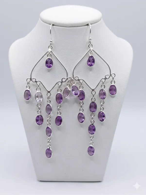 925_Silver_Jewellery_Amethyst_Designer_Earings
