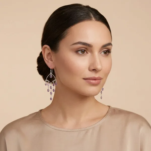 925_Silver_Jewellery_Amethyst_Designer_Earings