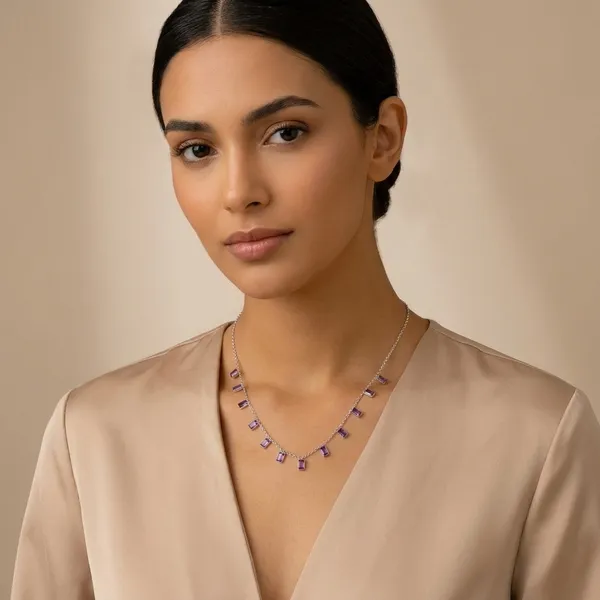 925_Silver_Jewellery_Amethyst_Drop_neckless