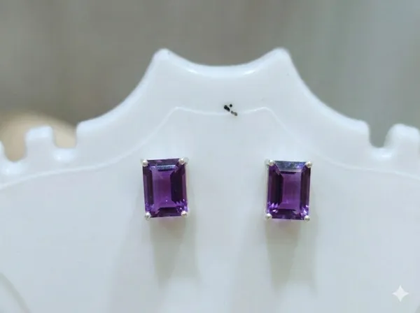 925_Silver_Jewellery_Amethyst_Minimal_Studs