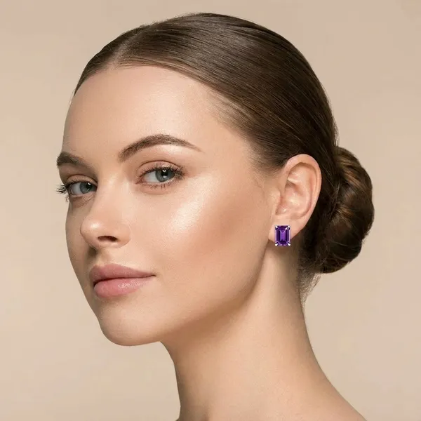 925_Silver_Jewellery_Amethyst_Minimal_Studs