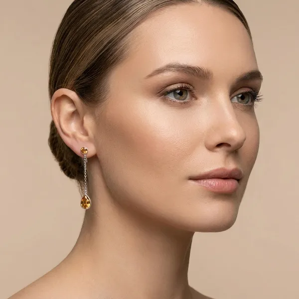 925_Silver_Jewellery_Citrin_Earings