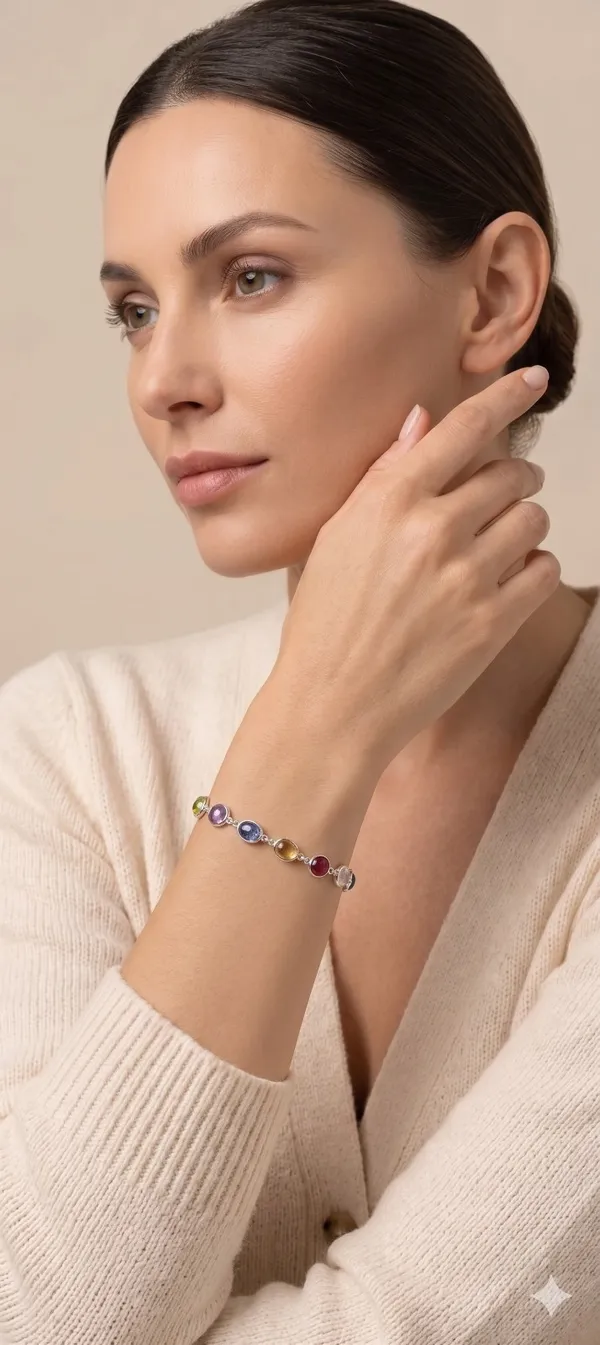 925_Silver_Jewellery_Multi_Stone_bracelet