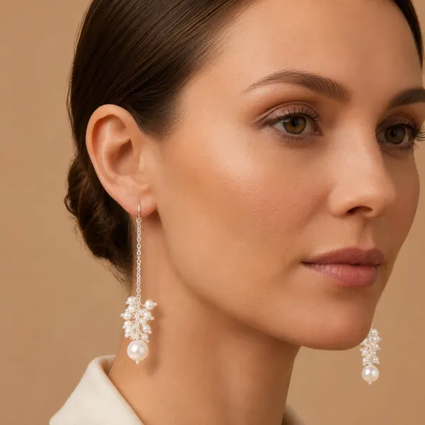 925_Silver_JewelleryPearl_Dangling_Earings
