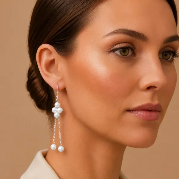 925_Silver_JewelleryPearl_Dangling_Earings