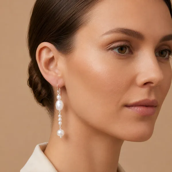 925_Silver_JewelleryPearl_Dangling_Earings