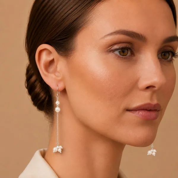 925_Silver_JewelleryPearl_Dangling_Earings