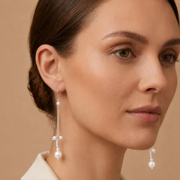 925_Silver_JewelleryPearl_Dangling_Earings