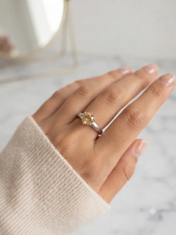 925_Silver_JewelleryCitrin_Crown_ring
