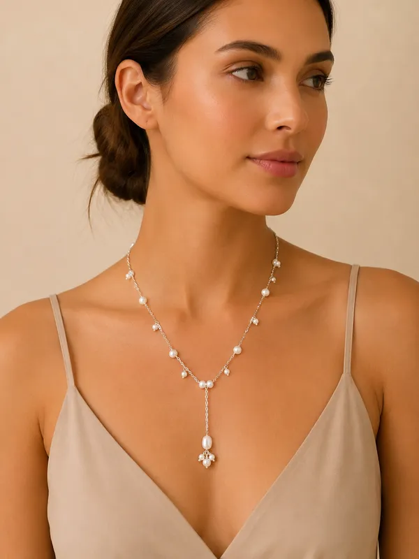 925_Silver_Natural_Pearl_Necklac