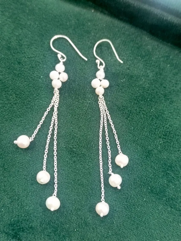 925_Silver_Jewellery_Pearl_Dangling_Earings
