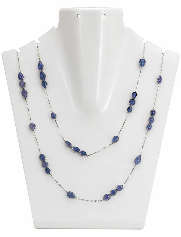 925_Silver_Jewellery_Iolite_Long_Statement_Neckchain