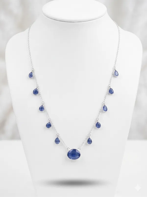 925_Silver_Jewellery_Kyanite_drop_neckless