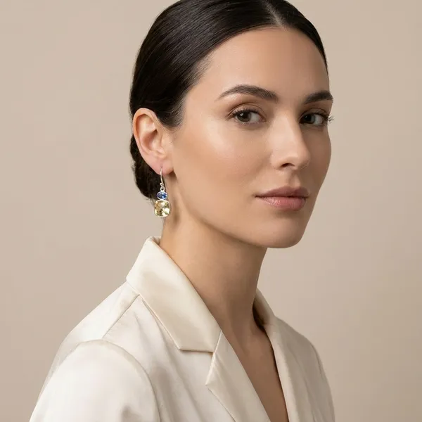 925_Silver_Jewellery_Lemon_Quartz_and_Kyanite_Earings