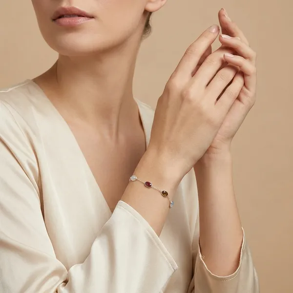 925_Silver_Jewellery_Moonstone_Tourmaline_Braclet