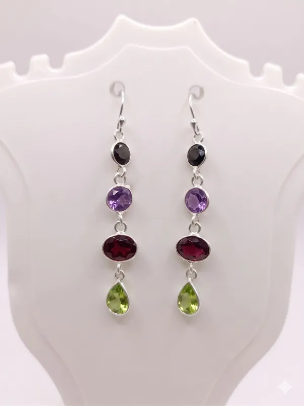 925_Silver_Jewellery_Multi_stone_earings