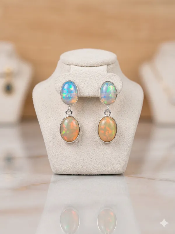 925_Silver_Jewellery_Opal_dual_stone_earings