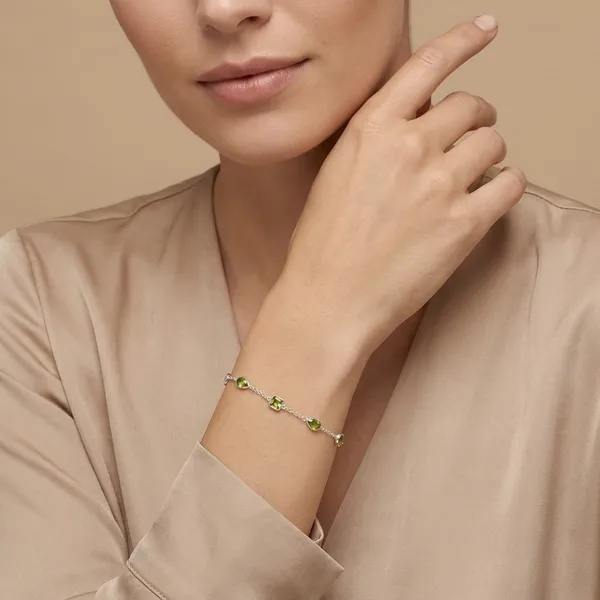 925_Silver_Jewellery_Peridot_Minimal_bracelt