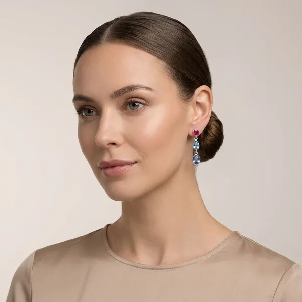 925_Silver_Jewellery_Ruby_Blue_topaz_kyanite_Earings